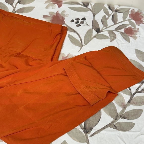 Orange Embroidered Sequins Kurta Set - Picture 10 of 12